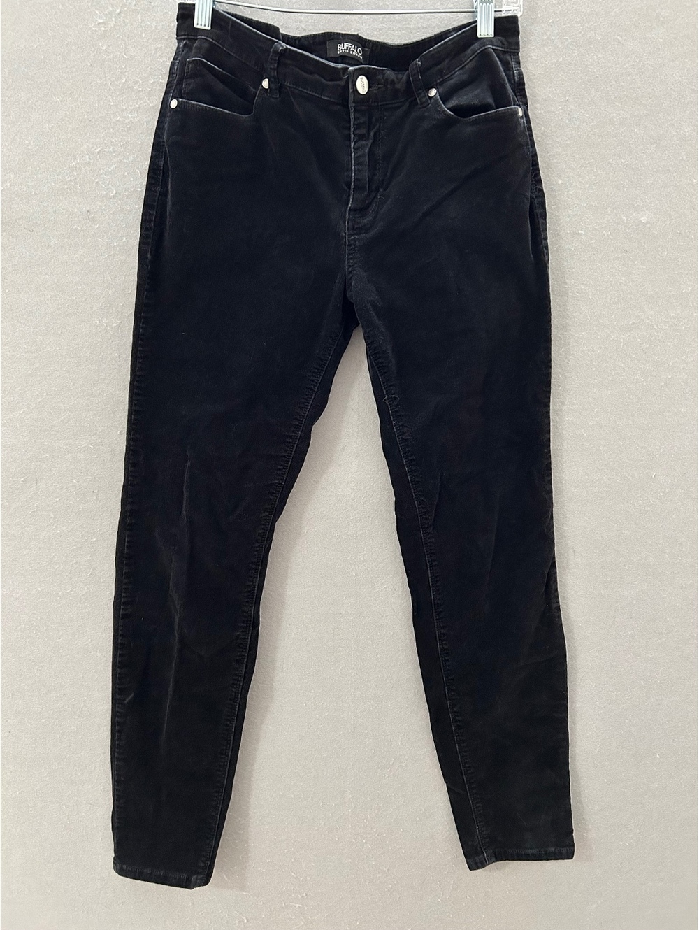 Buffalo David Bitton Black Icon Mid Rise Slim & Sculpt Cord Skinny Size 10/30